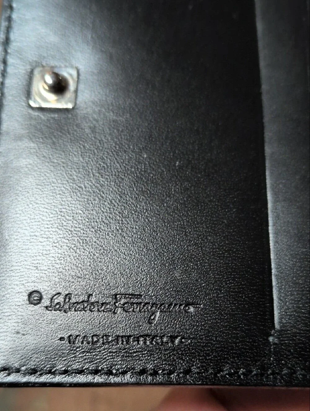 Salvador Ferragamo Men's Leather Bi-Fold Wallet - Brown